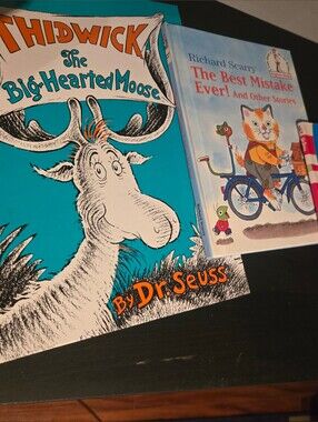 Books on table
